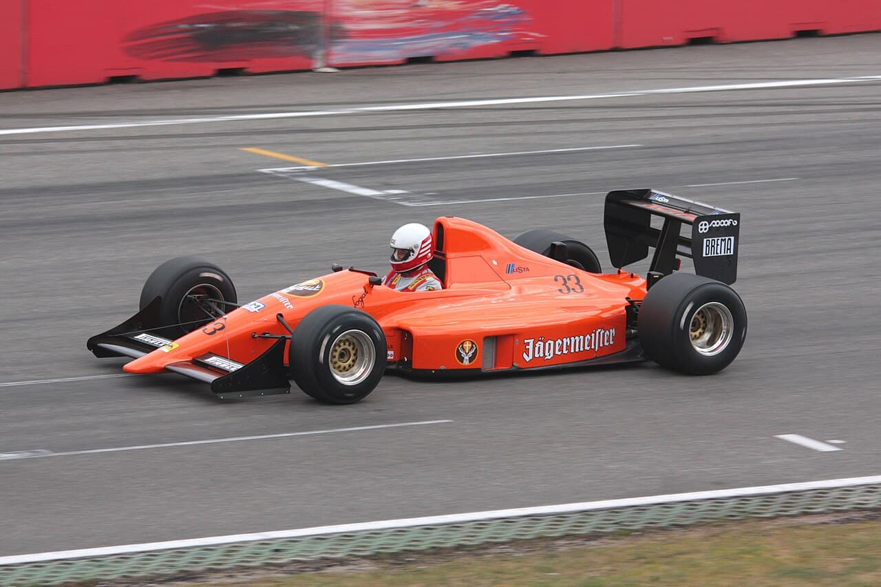 A Formula One car on track