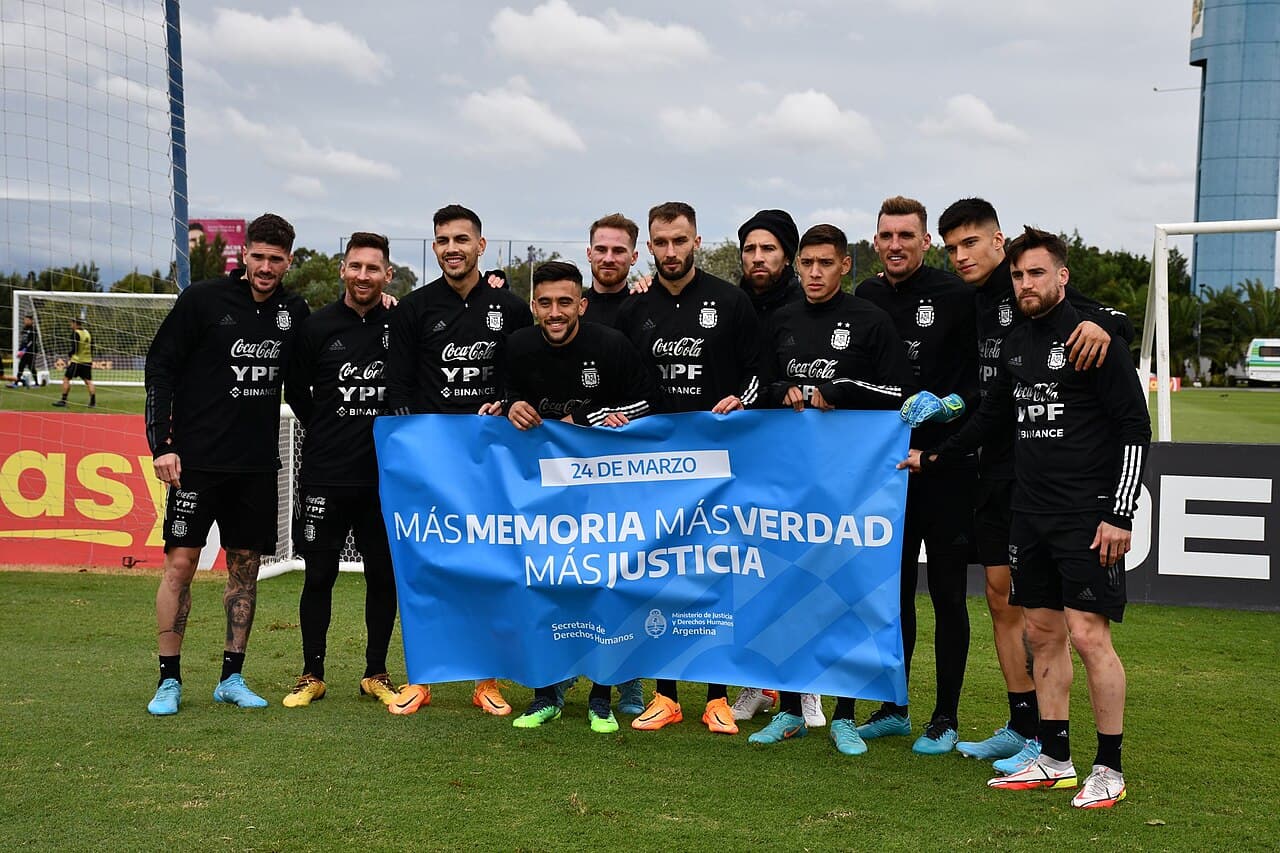 The Argentina national football team, reigning world champions