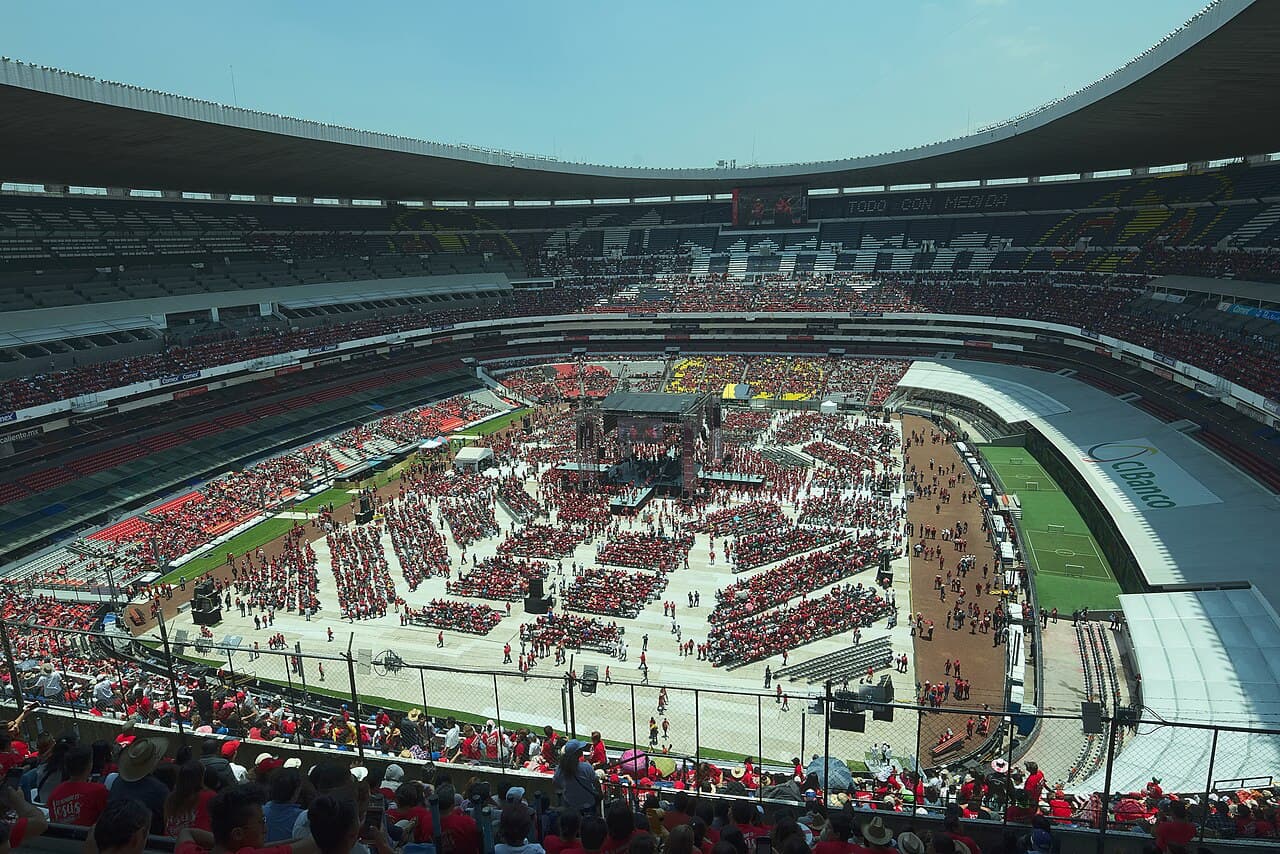Estadio Azteca in Mexico City, a 2026 World Cup host venue
